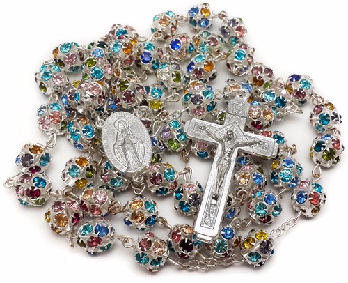 Colorful zircon beads silver - beads,