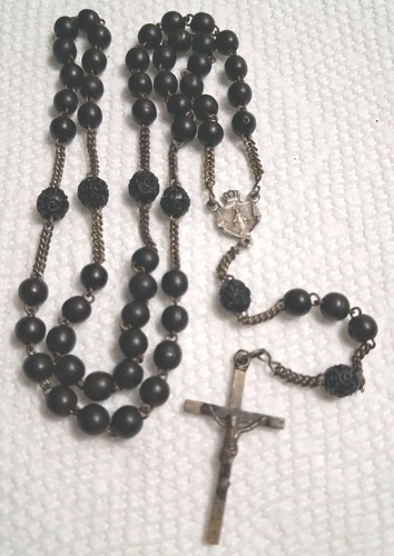 Authentic antique rosary wood - authentic,